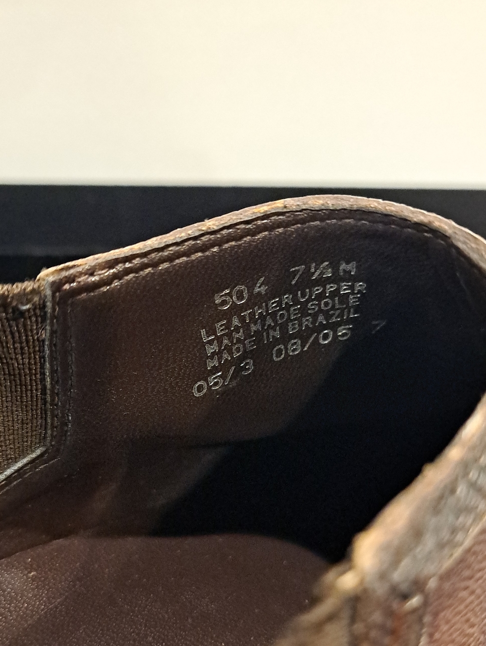 Franco Sarto Brown Leather Western Ankle Boots. 7 1/2 Made In Brazil. - Picture 7 of 7